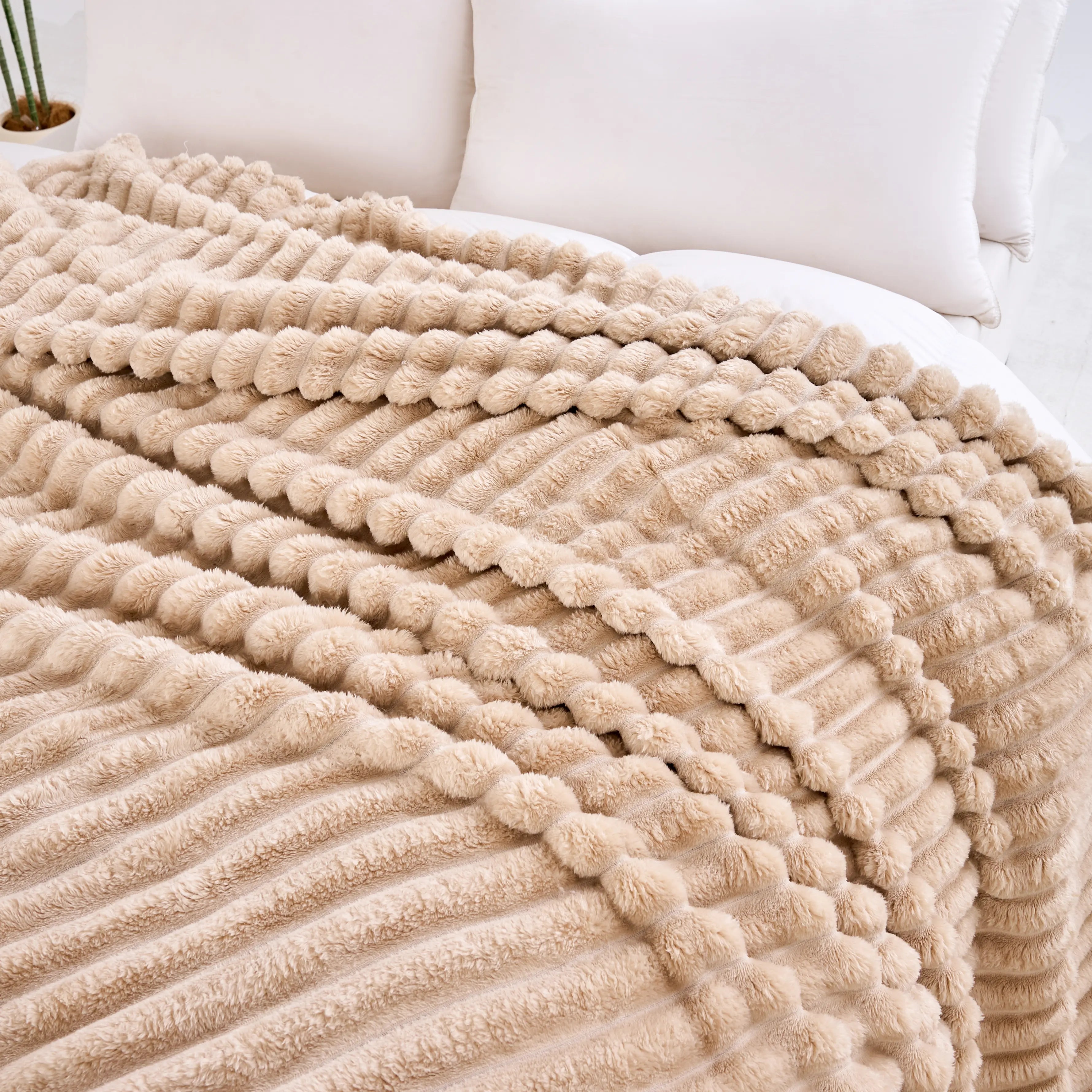 LEC HOUSE Soft Cozy Fleece Large Blanket Throws - Couch Blanket, Mother'S Day Birthday Gifts for Mom, Summer Throw for Home Bedroom Decor (6 Colors)