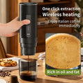 Italian Espresso Heated Coffee Machine, Wireless Portable Capsule Coffee Maker, Coffee Pod Machine, Type-C Charging, Ideal for Camping, Travel, Office, RV, Hiking, Coffee Making Tool, Espresso Machines