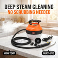 High Temp Portable Steam Cleaner - Multi-Use Antibacterial Deep Cleaning Machine with Multiple Accessories, No Scrubbing Needed, for Home & Car Use, Cleaning Tools