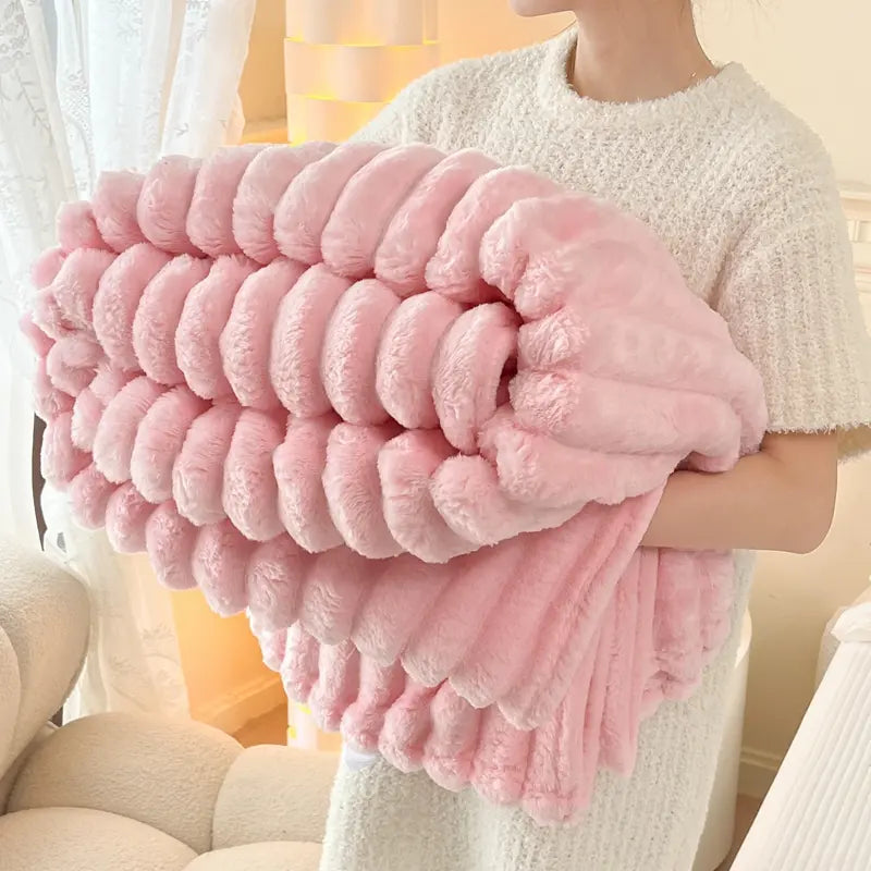 LEC HOUSE Soft Cozy Fleece Large Blanket Throws - Couch Blanket, Mother'S Day Birthday Gifts for Mom, Summer Throw for Home Bedroom Decor (6 Colors)