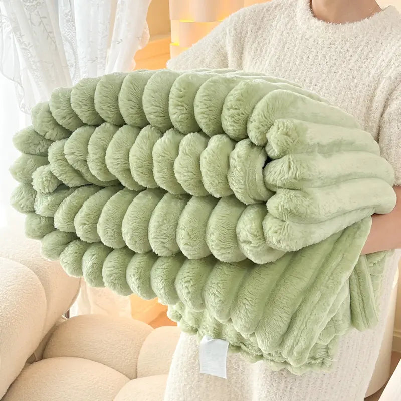 LEC HOUSE Soft Cozy Fleece Large Blanket Throws - Couch Blanket, Mother'S Day Birthday Gifts for Mom, Summer Throw for Home Bedroom Decor (6 Colors)