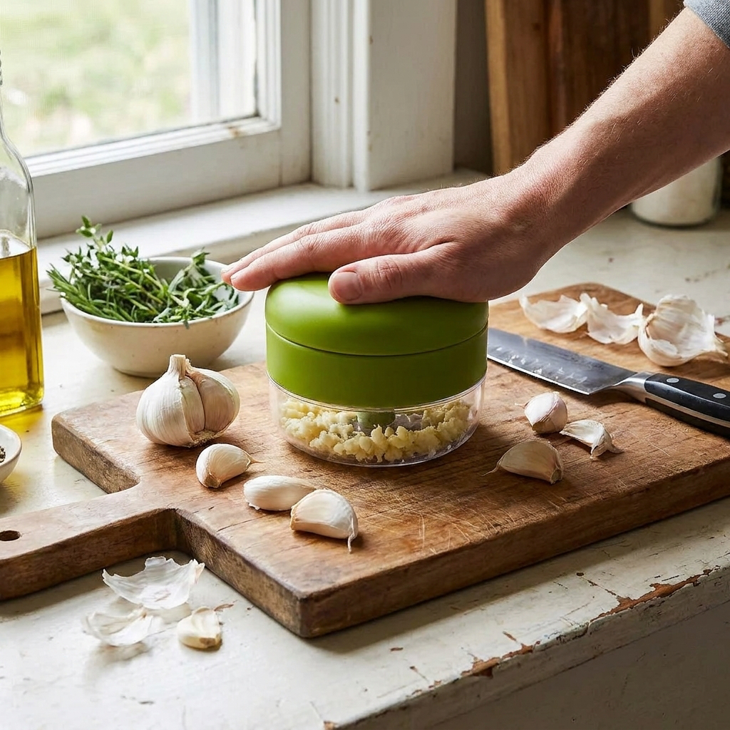Manual Garlic Chopper lifestyle